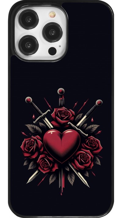 iPhone 14 Pro Max Case Hülle - Valentine 2024 gothic love