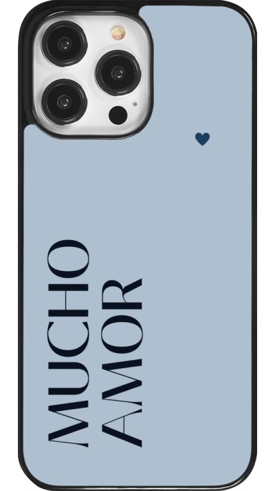 iPhone 14 Pro Max Case Hülle - Valentine 2024 mucho amor azul