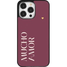 Coque iPhone 14 Pro Max - Valentine 2024 mucho amor rosado