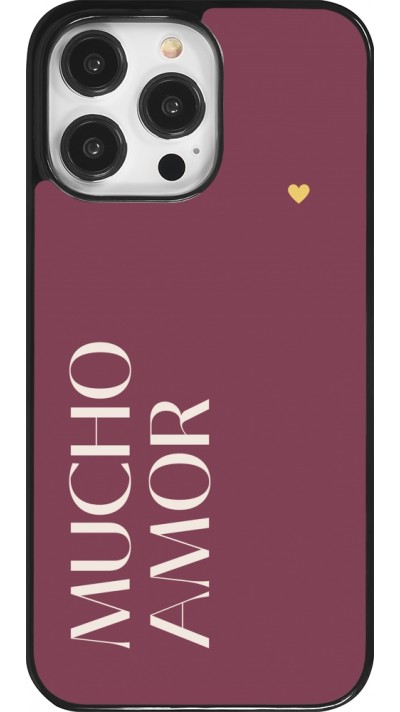 Coque iPhone 14 Pro Max - Valentine 2024 mucho amor rosado