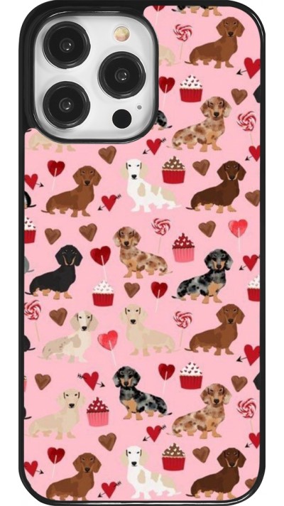 iPhone 14 Pro Max Case Hülle - Valentine 2024 puppy love