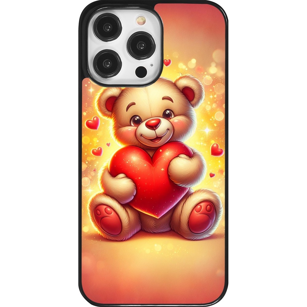 Coque iPhone 14 Pro Max - Valentine 2024 Teddy love