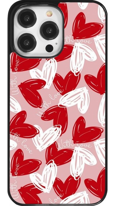 iPhone 14 Pro Max Case Hülle - Valentine 2024 with love heart