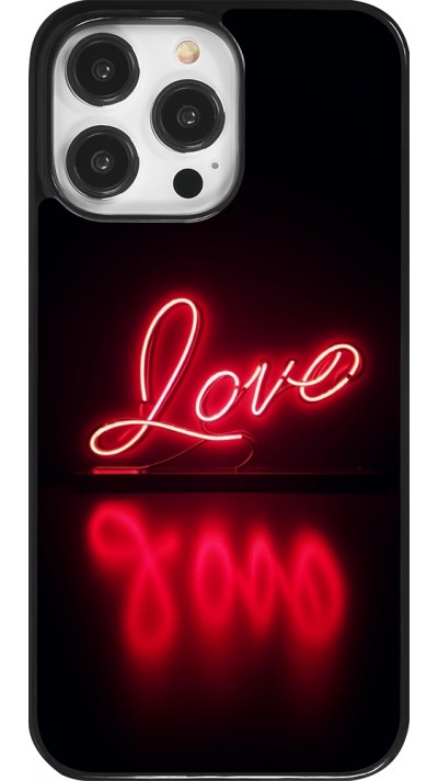 iPhone 14 Pro Max Case Hülle - Valentine 2025 Neon Liebe