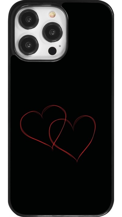 iPhone 14 Pro Max Case Hülle - Valentine 2023 attached heart