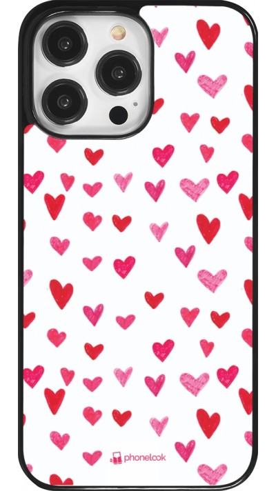 iPhone 14 Pro Max Case Hülle - Valentine 2022 Many pink hearts