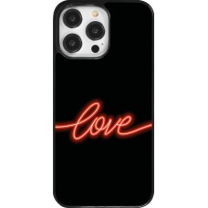 Coque iPhone 14 Pro Max - Valentine 2023 neon love