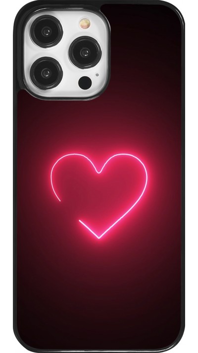 Coque iPhone 14 Pro Max - Valentine 2023 single neon heart