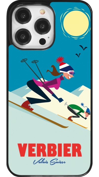 iPhone 14 Pro Max Case Hülle - Verbier Ski Downhill