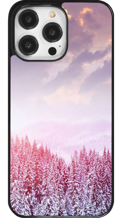 iPhone 14 Pro Max Case Hülle - Winter 22 Pink Forest