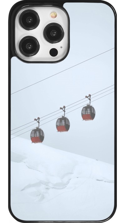 iPhone 14 Pro Max Case Hülle - Winter 22 ski lift
