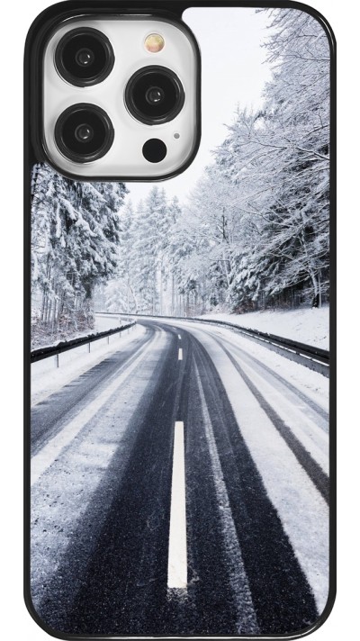 iPhone 14 Pro Max Case Hülle - Winter 22 Snowy Road