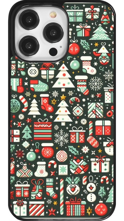 iPhone 14 Pro Max Case Hülle - Weihnachten 2023 Flachmuster