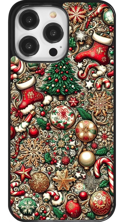 iPhone 14 Pro Max Case Hülle - Weihnachten 2023 Mikromuster