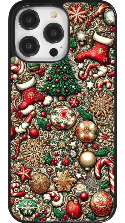 iPhone 14 Pro Max Case Hülle - Weihnachten 2023 Mikromuster