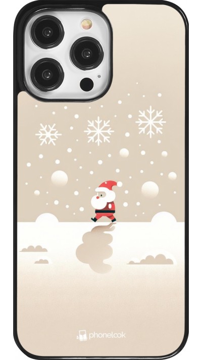 iPhone 14 Pro Max Case Hülle - Weihnachten 2023 Minimalistischer Weihnachtsmann