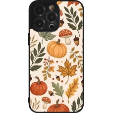 iPhone 14 Pro Max Case Hülle - Silikon schwarz Autumn 25 Autumn pattern
