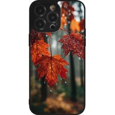 Coque iPhone 14 Pro Max - Silicone rigide noir Autumn 25 Rain