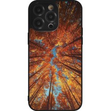 iPhone 14 Pro Max Case Hülle - Silikon schwarz Autumn 25 Trees