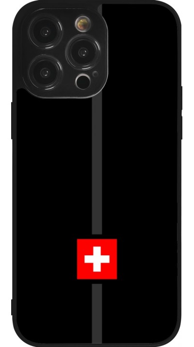 iPhone 14 Pro Max Case Hülle - Silikon schwarz Kanton CH schwarz
