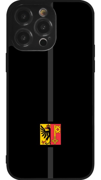 iPhone 14 Pro Max Case Hülle - Silikon schwarz Kanton GE schwarz