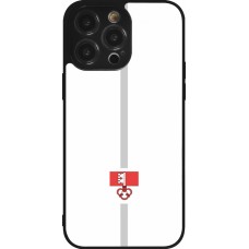 Coque iPhone 14 Pro Max - Silicone rigide noir Canton OW blanc