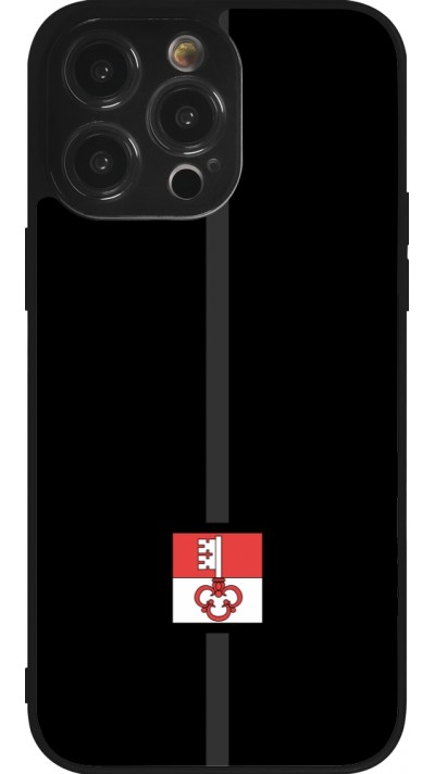 iPhone 14 Pro Max Case Hülle - Silikon schwarz Kanton OW schwarz