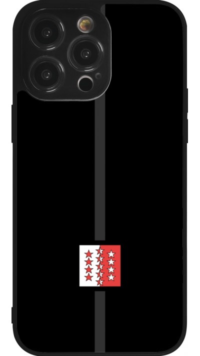 iPhone 14 Pro Max Case Hülle - Silikon schwarz Kanton VS schwarz