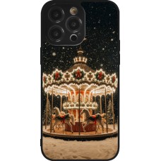 iPhone 14 Pro Max Case Hülle - Silikon schwarz Christmas 25 Carousel