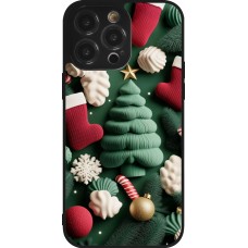 iPhone 14 Pro Max Case Hülle - Silikon schwarz Christmas 25 Christmas textiles