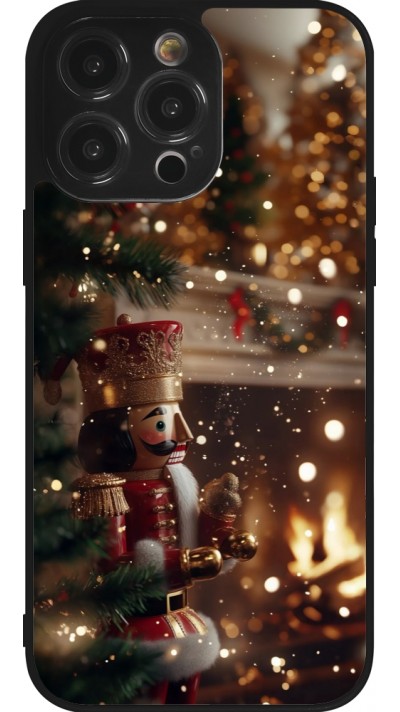 iPhone 14 Pro Max Case Hülle - Silikon schwarz Christmas 25 Xmas Nutcracker