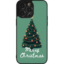 iPhone 14 Pro Max Case Hülle - Silikon schwarz Christmas 25 Xmas Tree