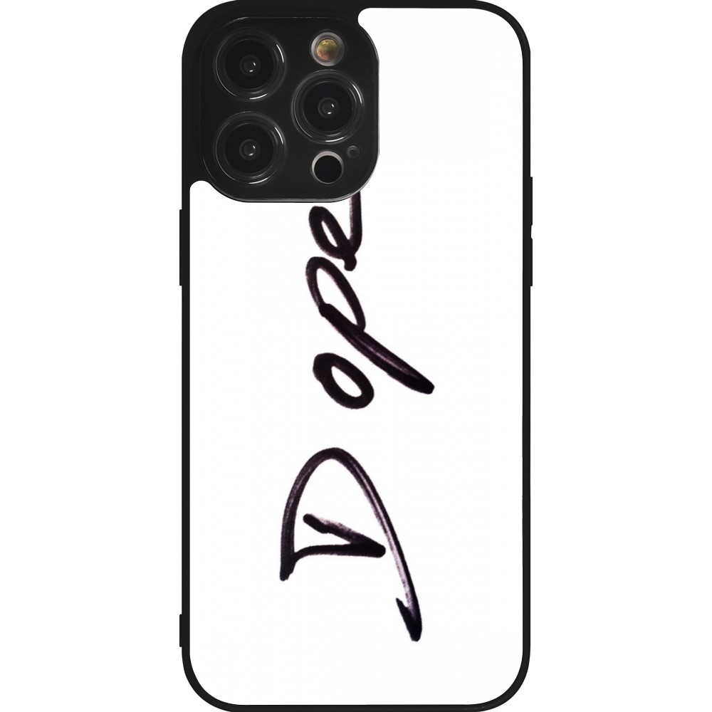 iPhone 14 Pro Max Case Hülle - Silikon schwarz Dope