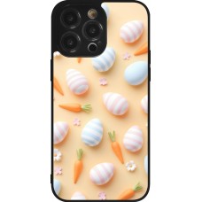 Coque iPhone 14 Pro Max - Silicone rigide noir Easter 2026 Pattern Easter