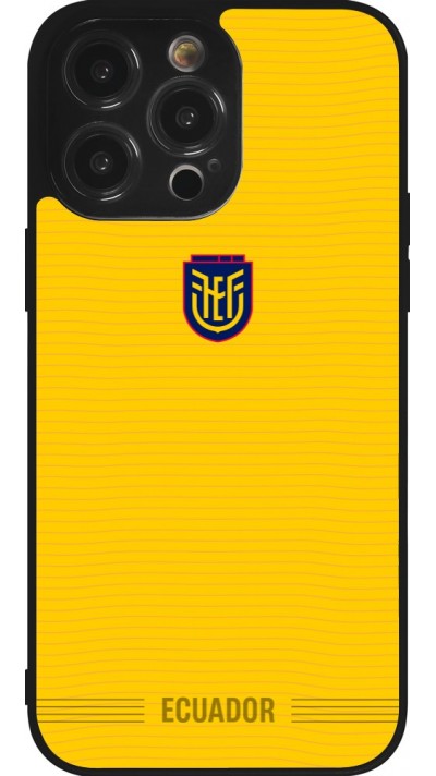 iPhone 14 Pro Max Case Hülle - Silikon schwarz Ecuador 2026 personalisierbares Fussballtrikot