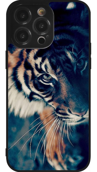 iPhone 14 Pro Max Case Hülle - Silikon schwarz Incredible Lion