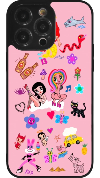 iPhone 14 Pro Max Case Hülle - Silikon schwarz Karol G La Bichota Manana Sera Bonito