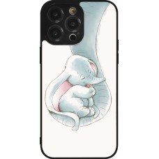 Coque iPhone 14 Pro Max - Silicone rigide noir Mom 1903