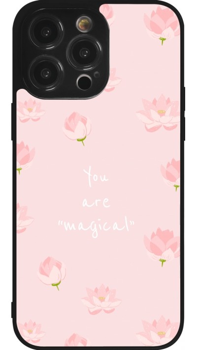 Coque iPhone 14 Pro Max - Silicone rigide noir Mom 2023 your are magical
