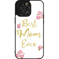 Coque iPhone 14 Pro Max - Silicone rigide noir Mom 2024 best Mom ever