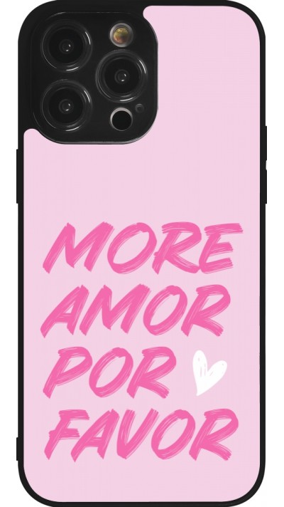 iPhone 14 Pro Max Case Hülle - Silikon schwarz More amor porfavor iPhone 14 Pro Max Case Hülle - Silikon schwarz More amor porfavor