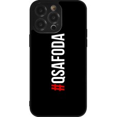 iPhone 14 Pro Max Case Hülle - Silikon schwarz Qsafoda 1