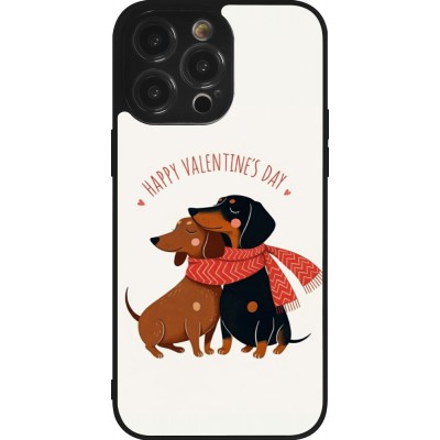 Coque iPhone 14 Pro Max - Silicone rigide noir Saint Valentines Day 26 Happy Valentine