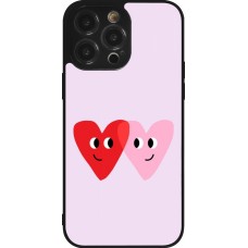 Coque iPhone 14 Pro Max - Silicone rigide noir Saint Valentines Day 26 Heart
