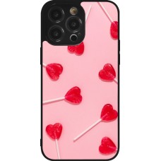 Coque iPhone 14 Pro Max - Silicone rigide noir Saint Valentines Day 26 Lollipop