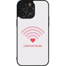 Coque iPhone 14 Pro Max - Silicone rigide noir Saint Valentines Day 26 Love is in the air