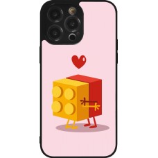 Coque iPhone 14 Pro Max - Silicone rigide noir Saint Valentines Day 26 Puzzle