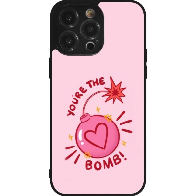Coque iPhone 14 Pro Max - Silicone rigide noir Saint Valentines Day 26 You are the bomb