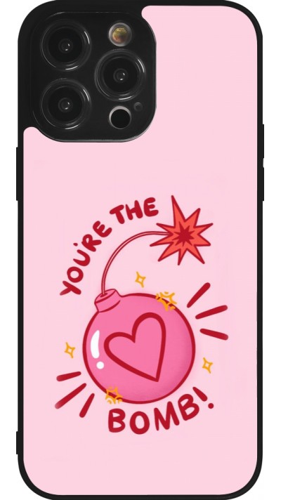 Coque iPhone 14 Pro Max - Silicone rigide noir Saint Valentines Day 26 You are the bomb