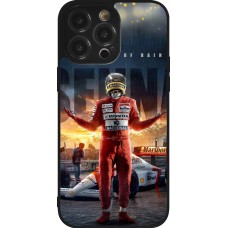 iPhone 14 Pro Max Case Hülle - Silikon schwarz Senna The King of Rain